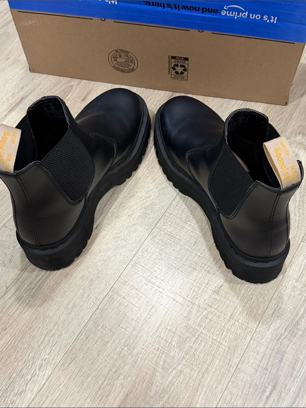 Dr. Martens Black Felix? Vegan 2976 Quad Chelsea Boots